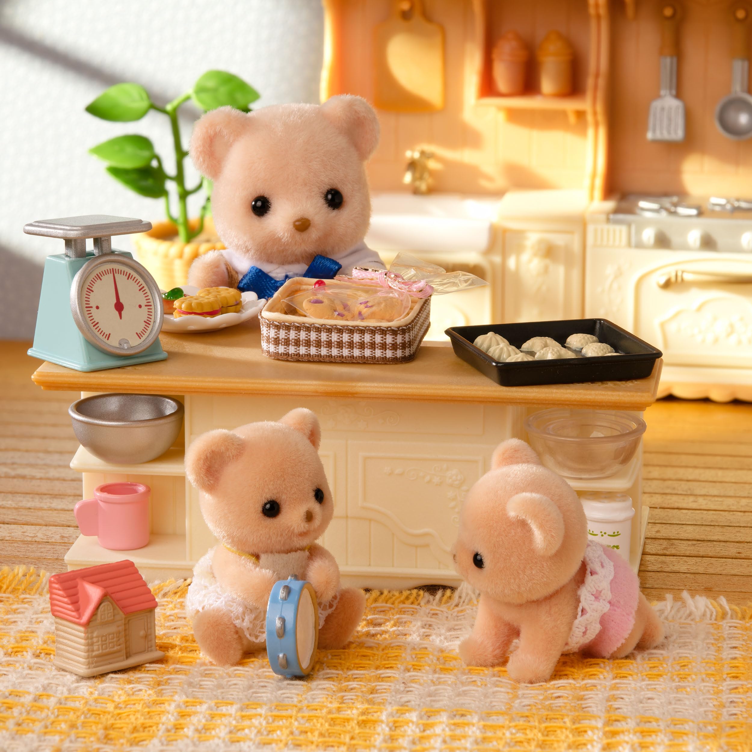 sylvanian-families-baby-collection-5853-biscuit-b-ren-spielfigurenset-zwillinge image 4