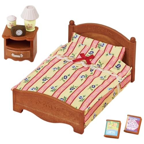 sylvanian-families-5019-doppelbett-puppenhaus-m-bel-klein-2er image 6