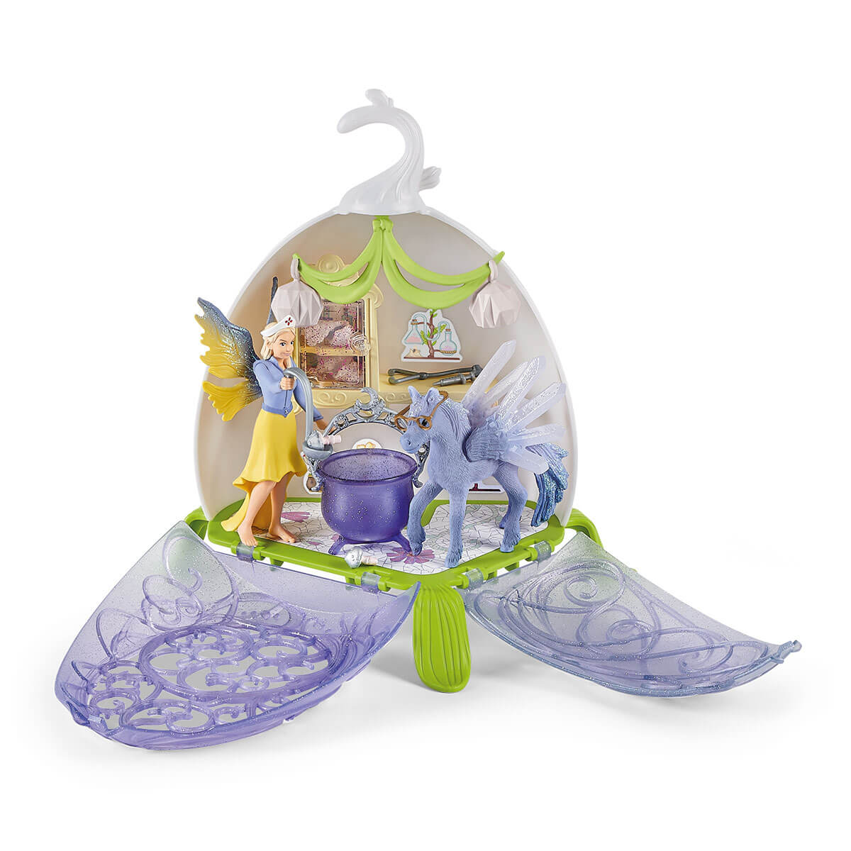 schleich-bayala-42523-magische-tierarzt-bl-te-mit-sera image 2