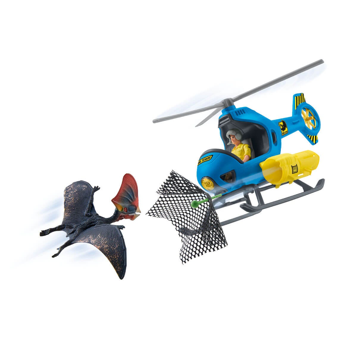 schleich-wild-life-hubschrauber-luftangriff-dinosaurier-set image 1