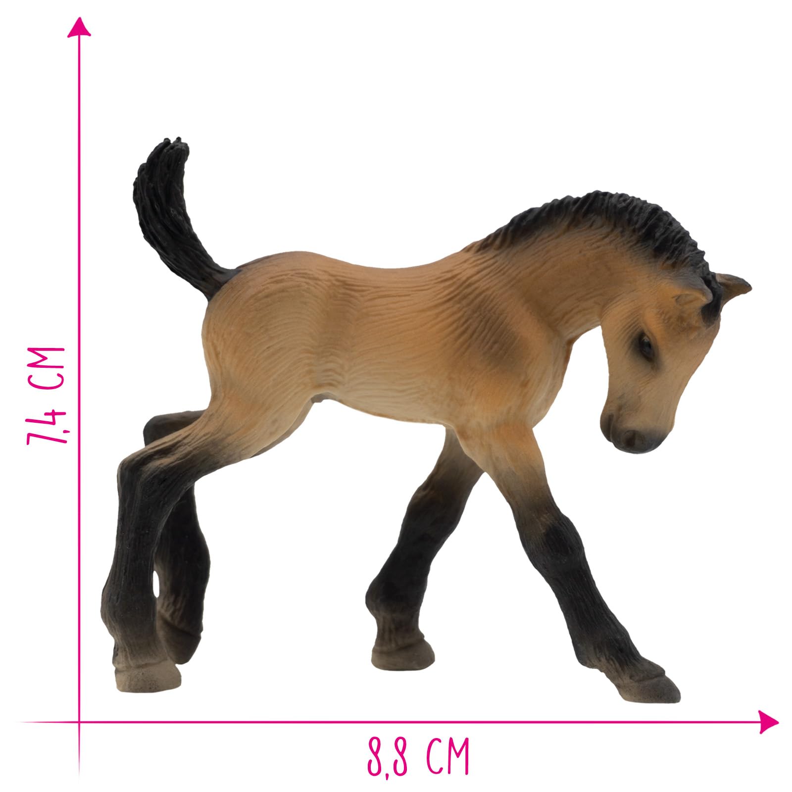 bullyland-paddock-trakehner-fohlen-braun-62680-pferdefigur-8-8cm image 2