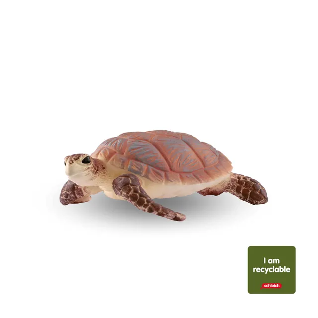 schleich-wild-life-meeresschildkr-te-spielfigur-panzer image 1