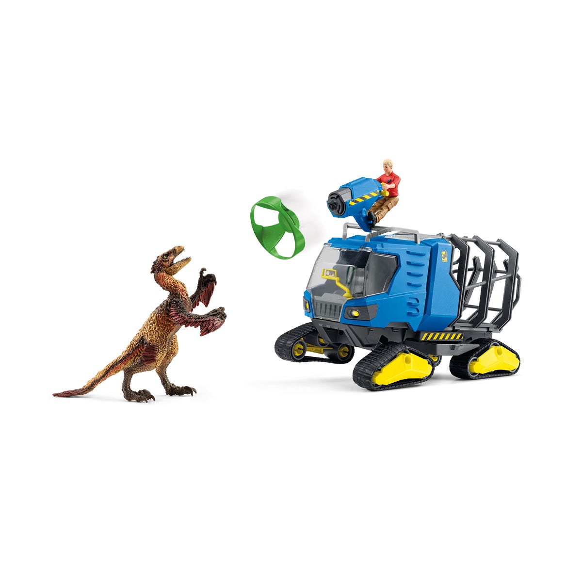 schleich-dinosaurs-dino-fangfahrzeug-spielset-mit-dino image 1
