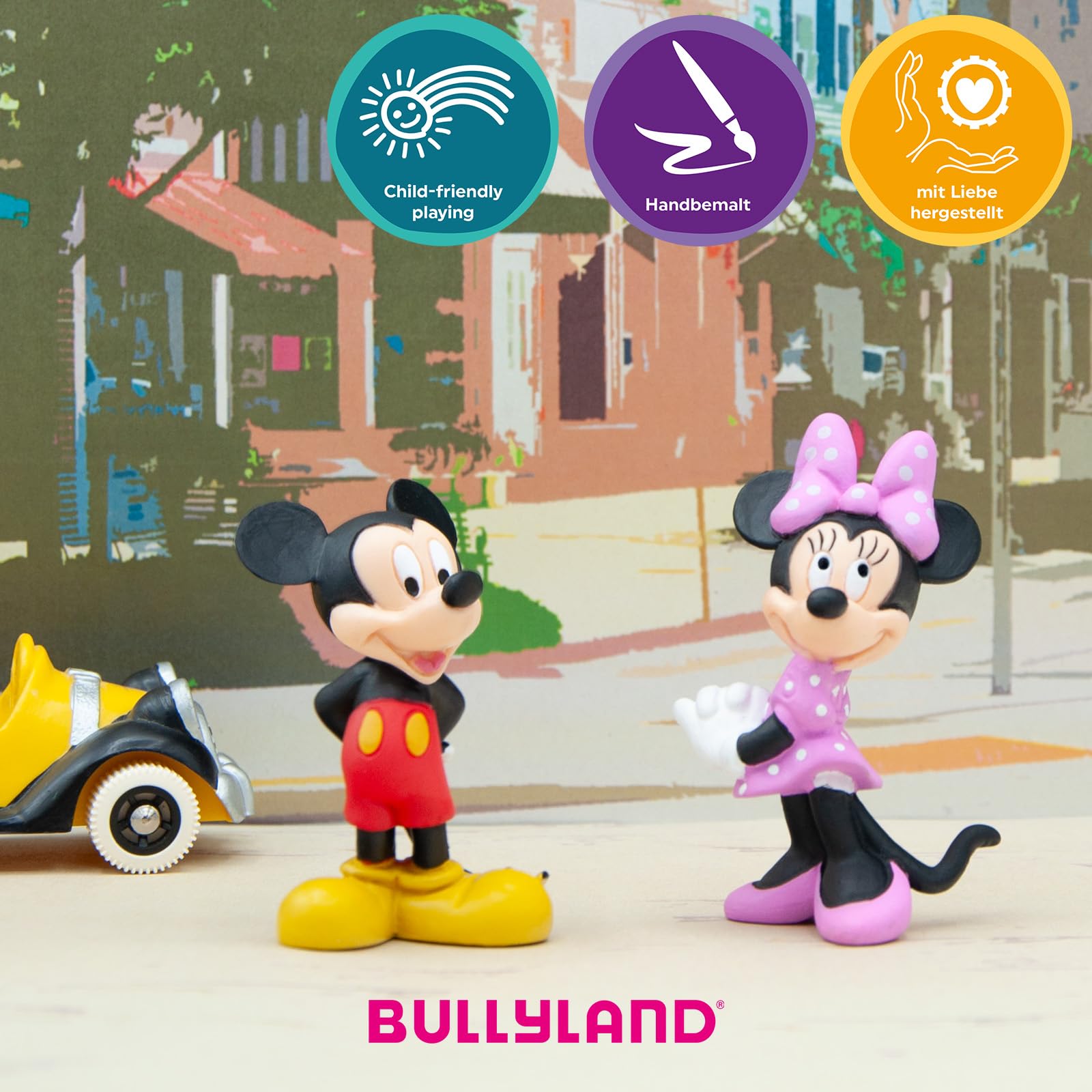 bullyland-disney-15349-minnie-mouse-spielfigur-6-9-cm-schwarz-wei image 5