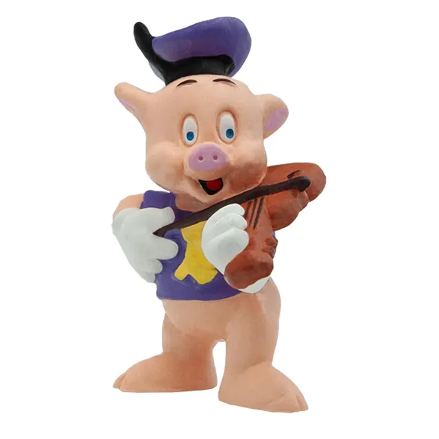 bullyland-disney-classic-fiedler-spielfigur-schweinchen-drei-schweinchen image 1