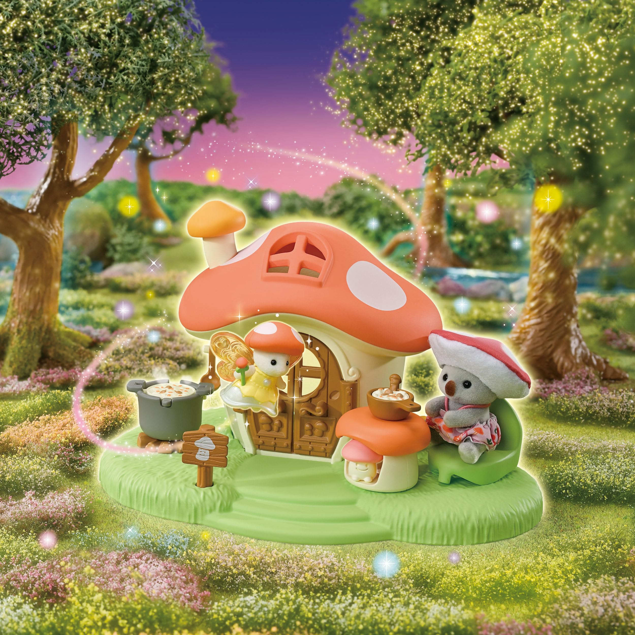 sylvanian-families-5859-feen-pilzhaus-spielfiguren-mit-koala-baby image 8