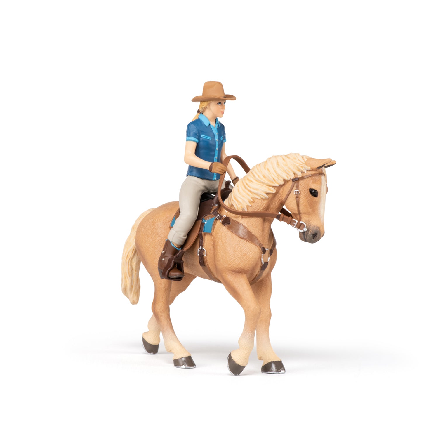 papo-horses-western-pferd-und-reiterin-set-cowgirl-figur image 7