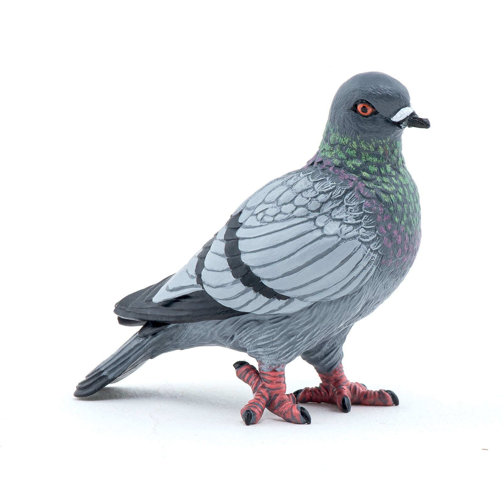 papo-gartentiere-taube-vogelfigur-grau image 1