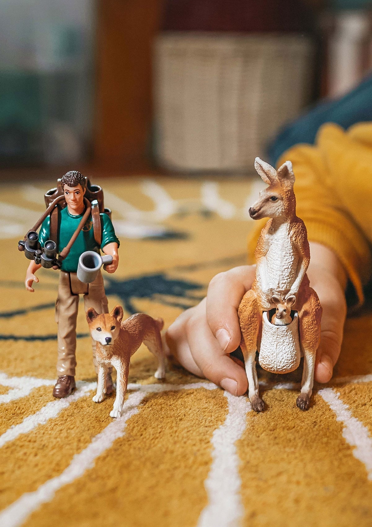schleich-wild-life-outback-abenteuer-tierfiguren-set-k-nguru image 3