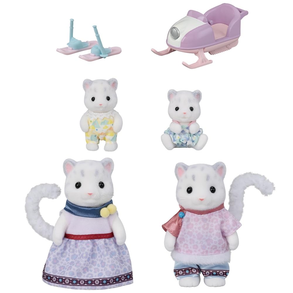 sylvanian-families-village-schneeleoparden-familie-5814-4-figuren image 8
