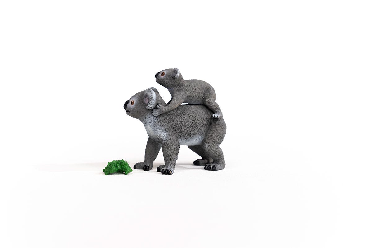 schleich-wild-life-42566-koala-mutter-mit-baby-tierfigur image 8