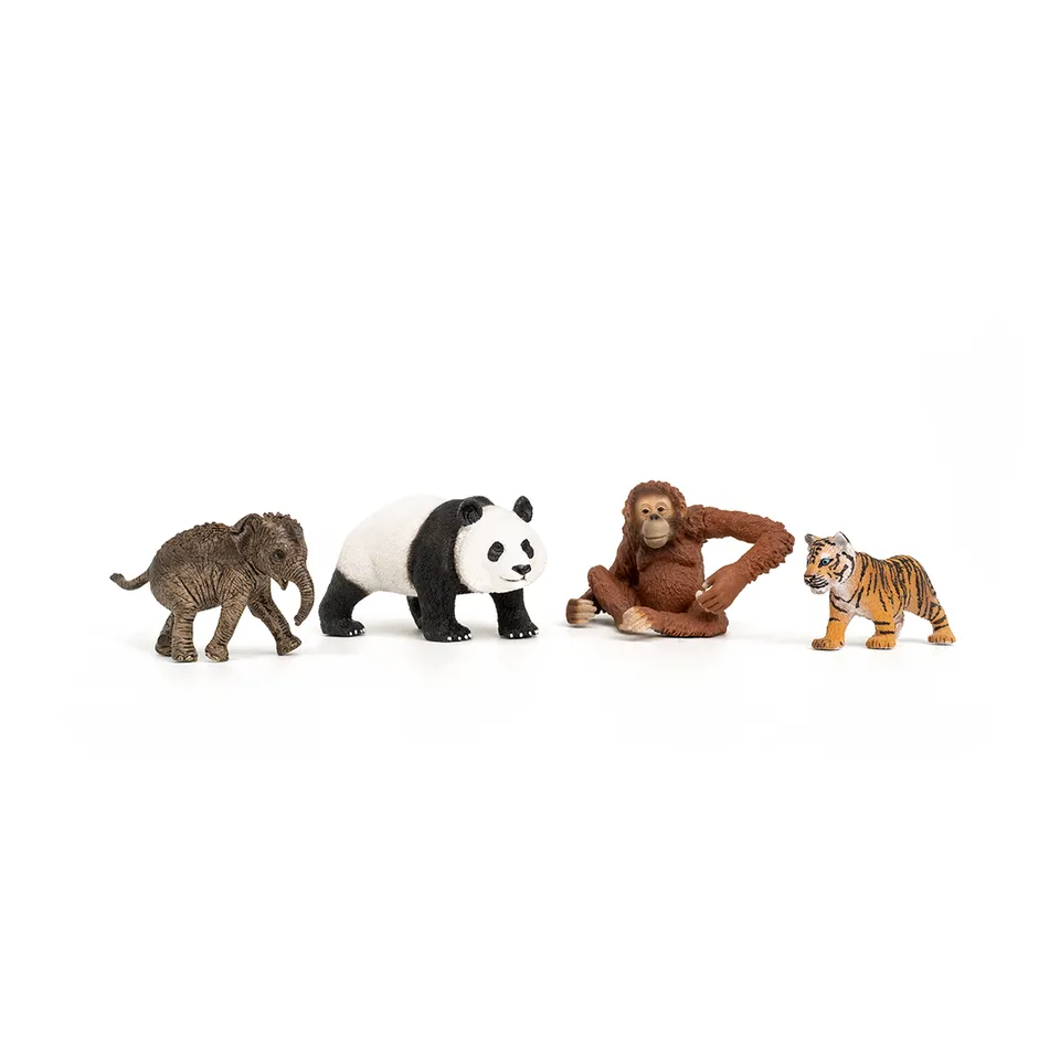 schleich-wild-life-asien-starter-set-tierfiguren-42736 image 1