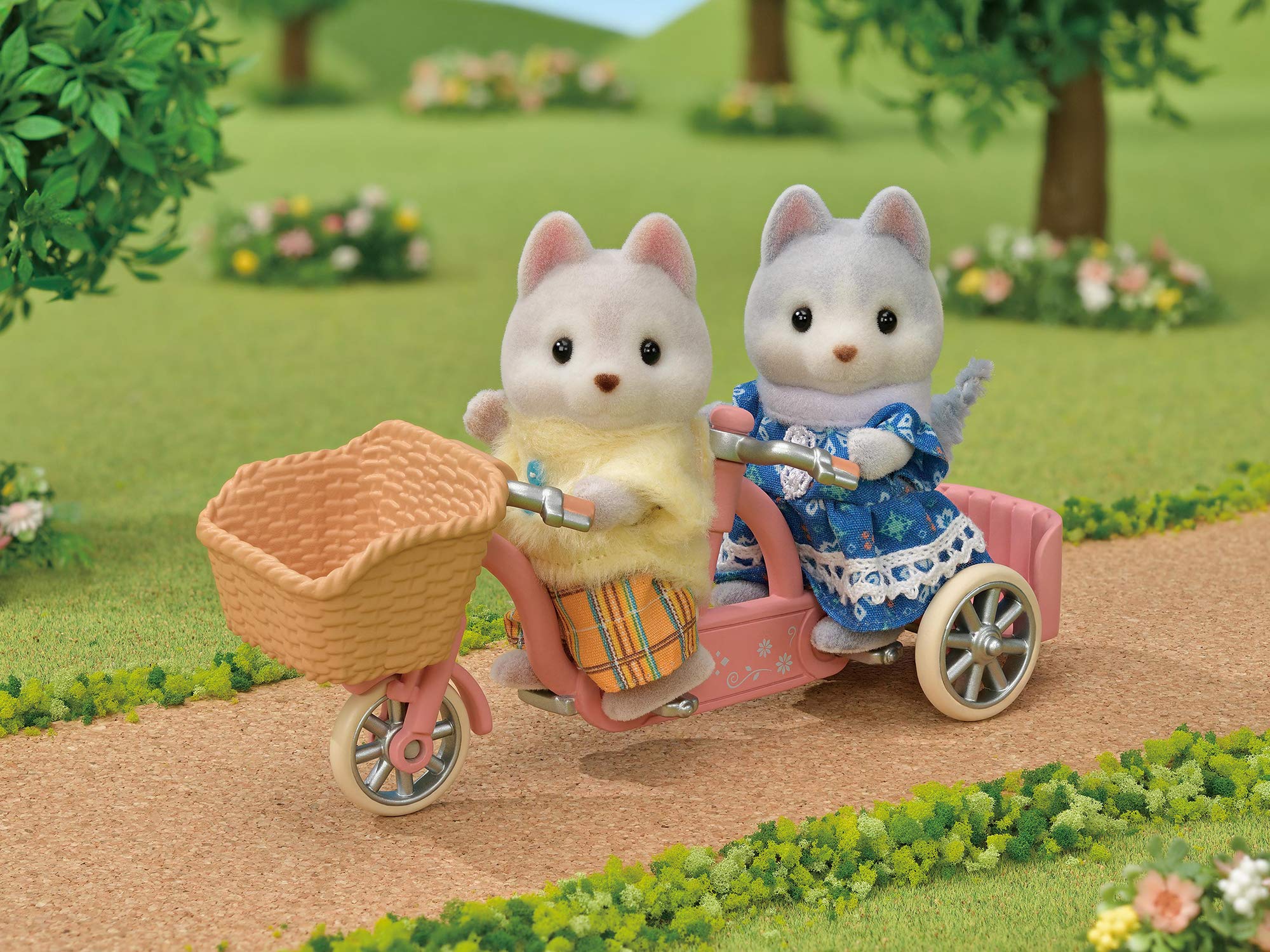 sylvanian-families-family-trip-5637-tandem-spielset-husky-figuren image 3