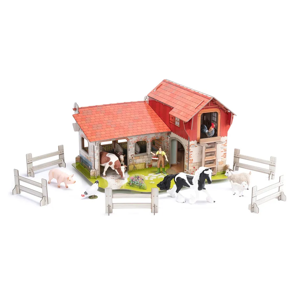 papo-farmyard-friends-bauernhof-isiplay-spielset image 1