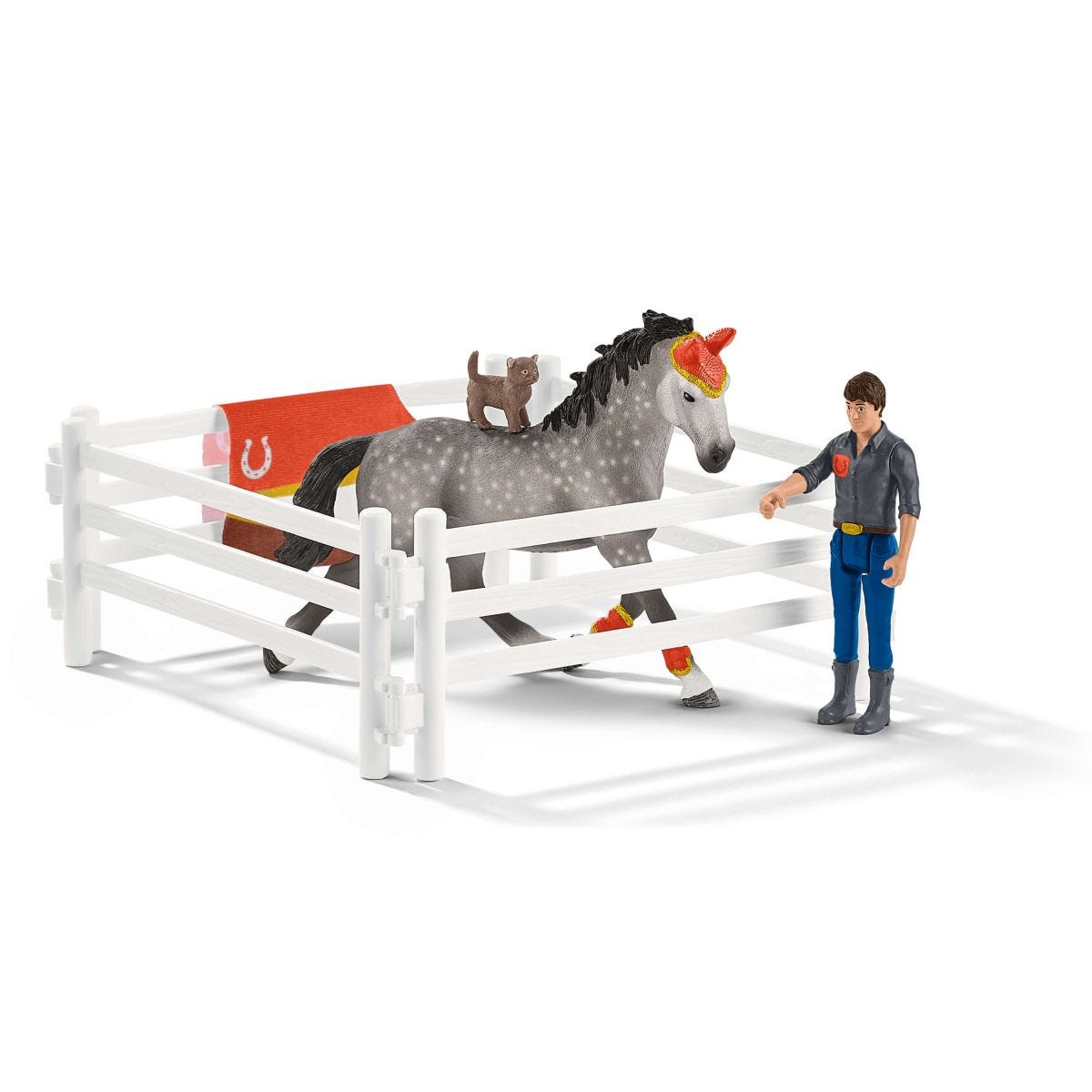 schleich-horse-club-mias-voltigier-reitset-spielset-42443-mit-pferd image 7