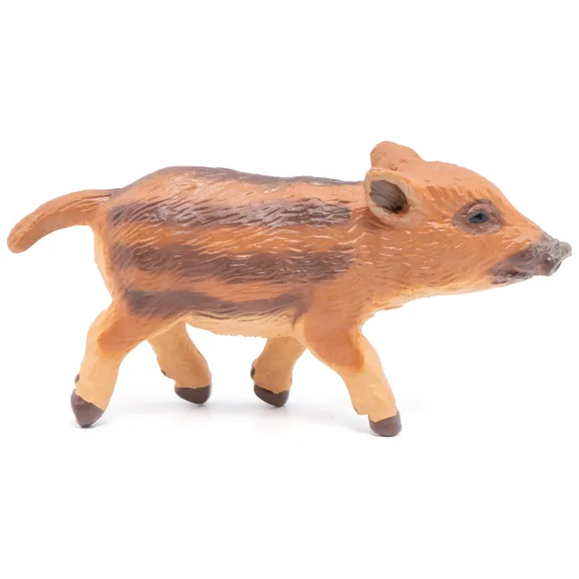 papo-wildlife-wildschwein-tierfigur-frischling-gestreift image 1