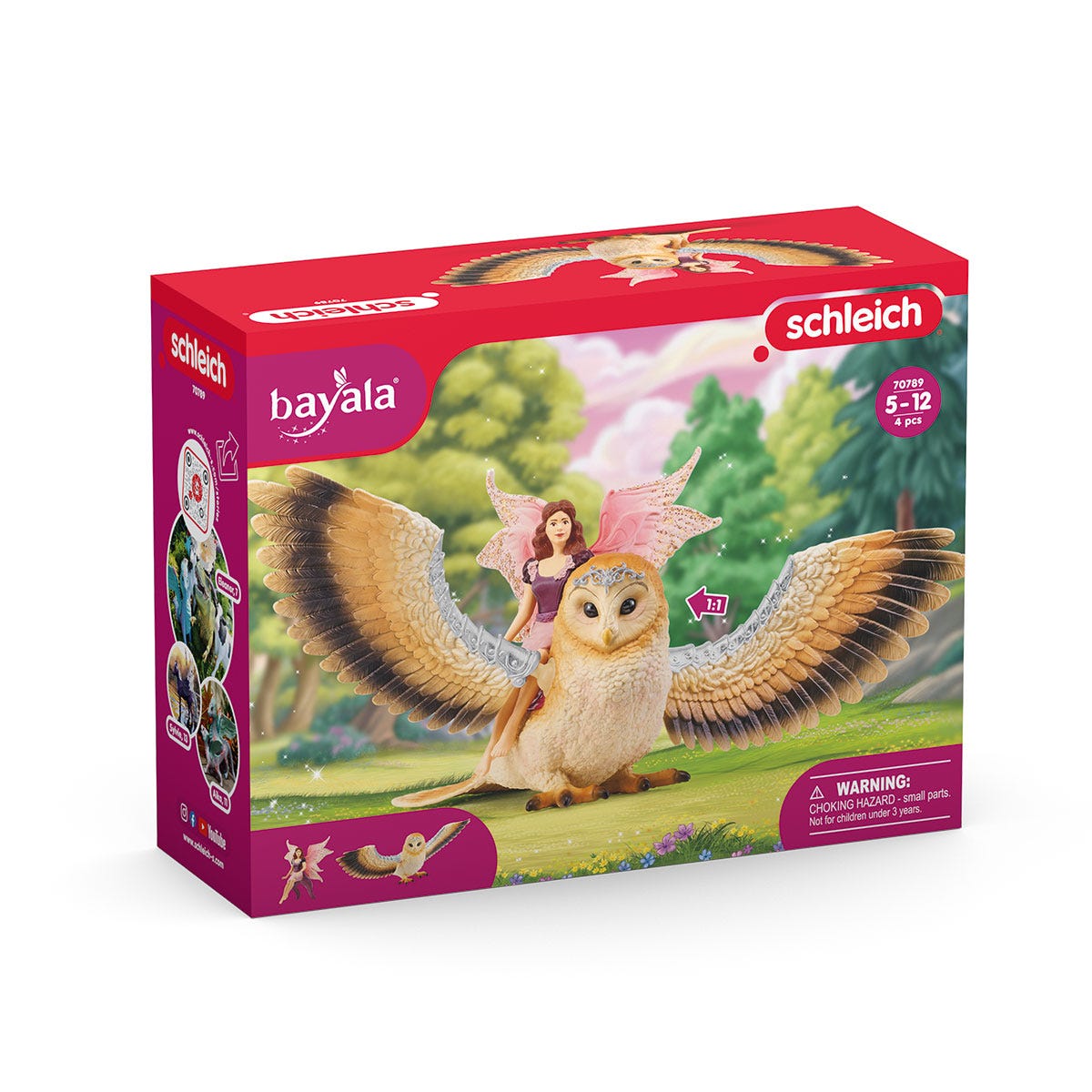 schleich-bayala-elfe-auf-glitzer-eule-figur-70789 image 7
