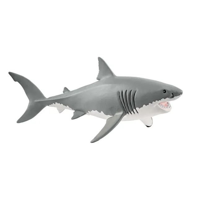 schleich-wild-life-wei-er-hai-14809-spielfigur-raubtier image 1