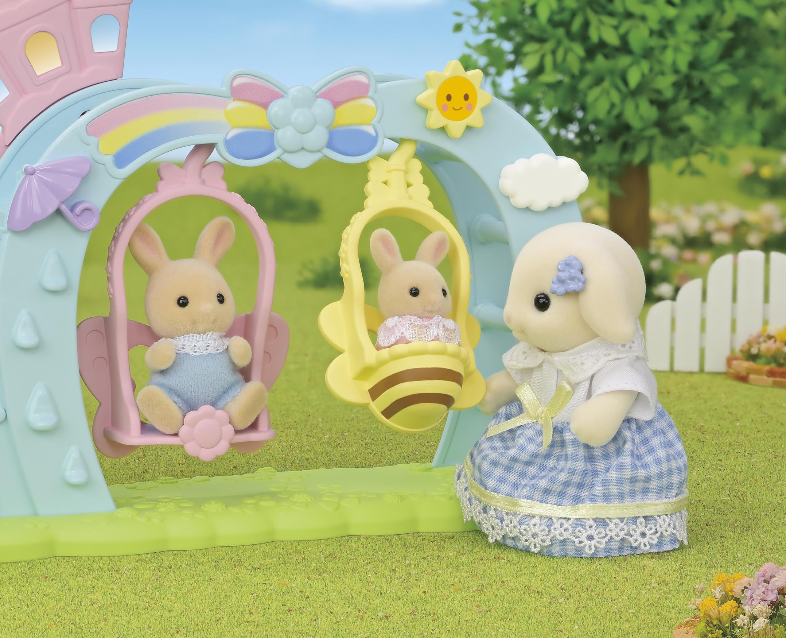 sylvanian-families-school-5745-erlebniskindergarten-schaukel-baby image 5