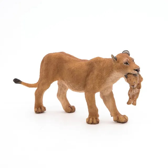 papo-wildlife-l-win-mit-jungtier-figur-savanne image 1