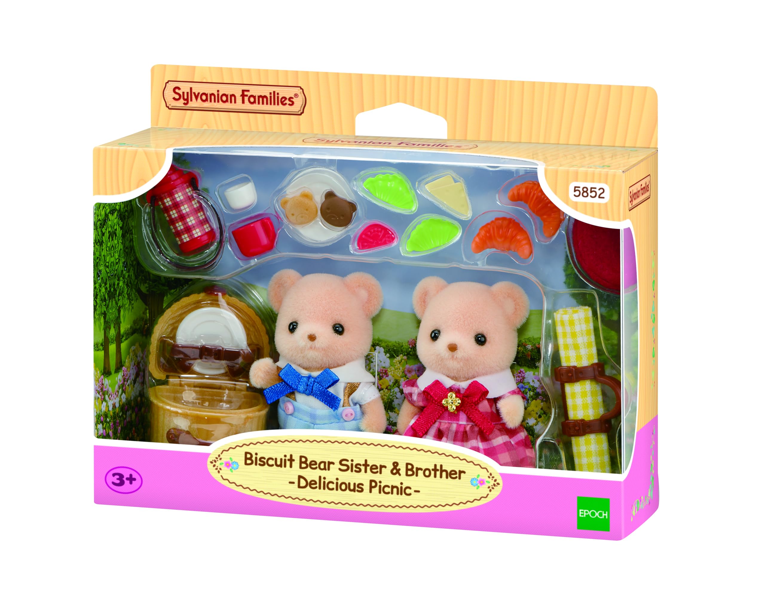 sylvanian-families-5852-biscuit-b-ren-picknick-spielset image 5