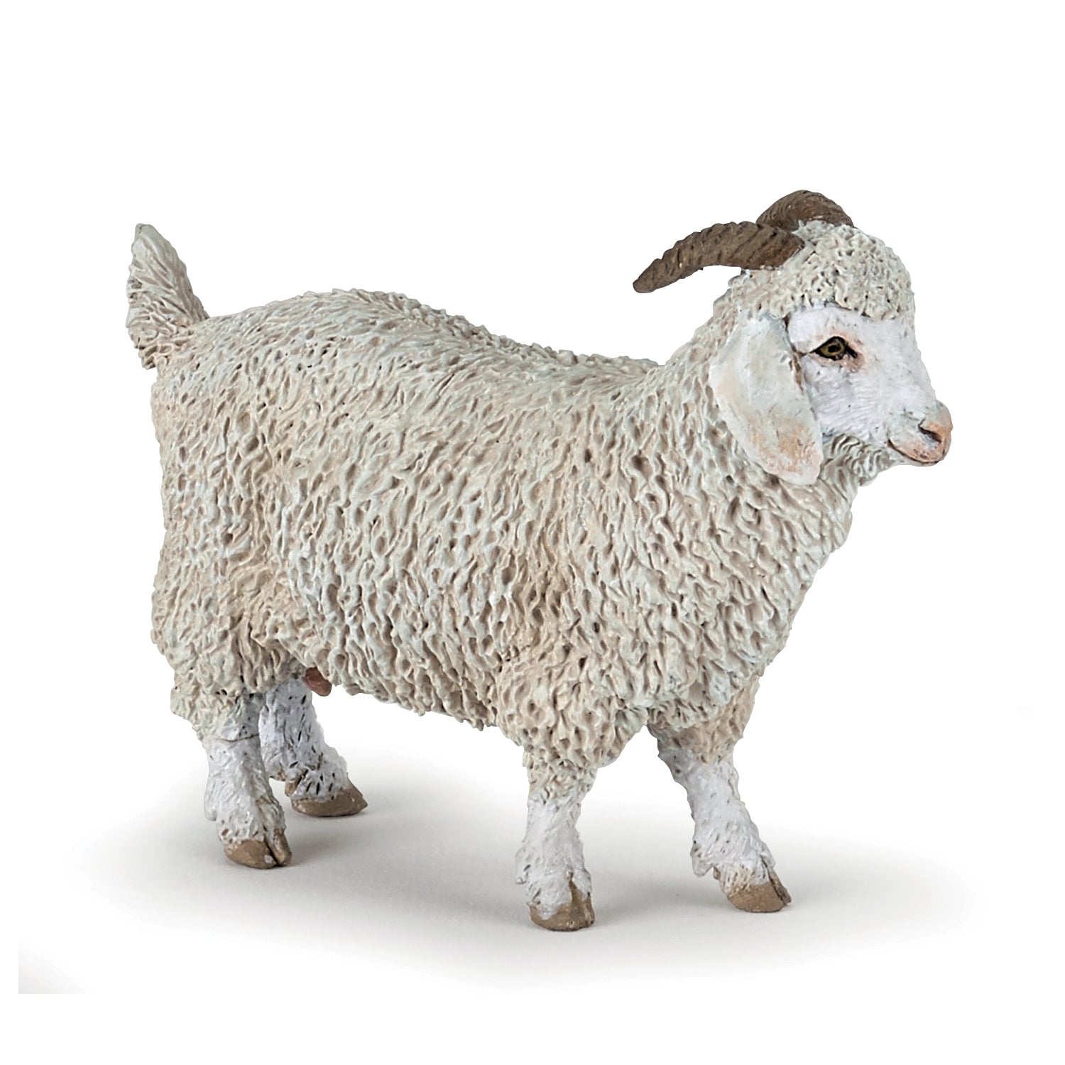 papo-farmyard-angoraziege-ziegenfigur-wei-nutztier image 1