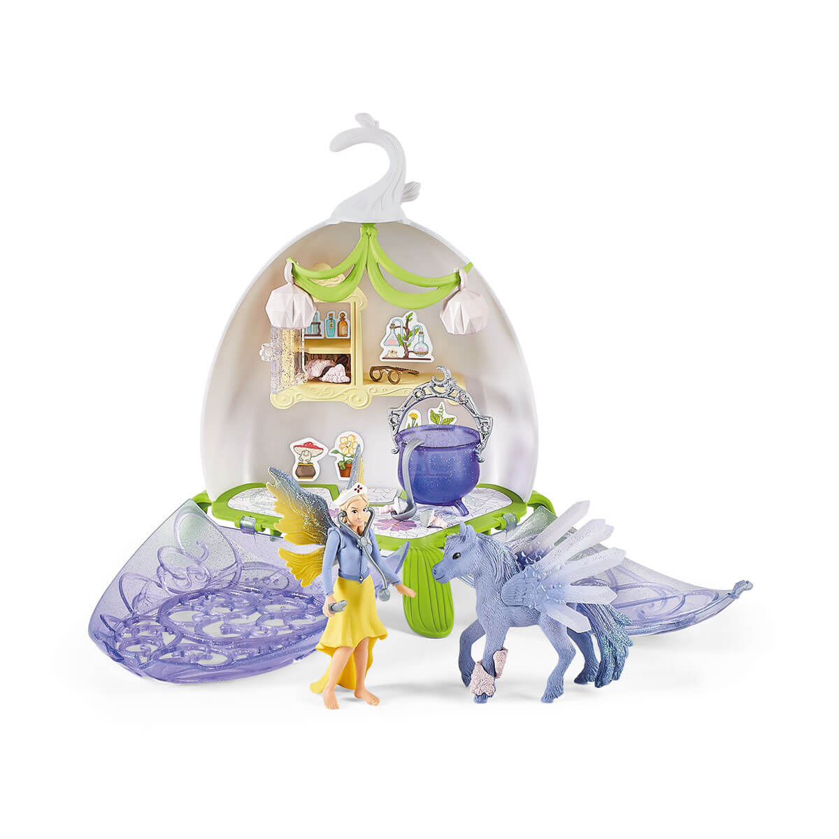 schleich-bayala-42523-magische-tierarzt-bl-te-mit-sera image 1