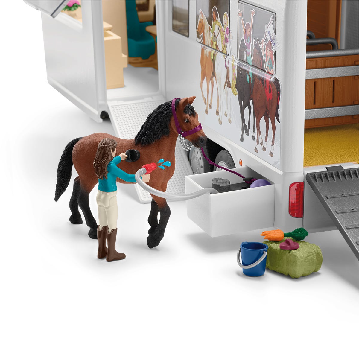 schleich-horse-club-42619-pferdetransporter-spielset image 7