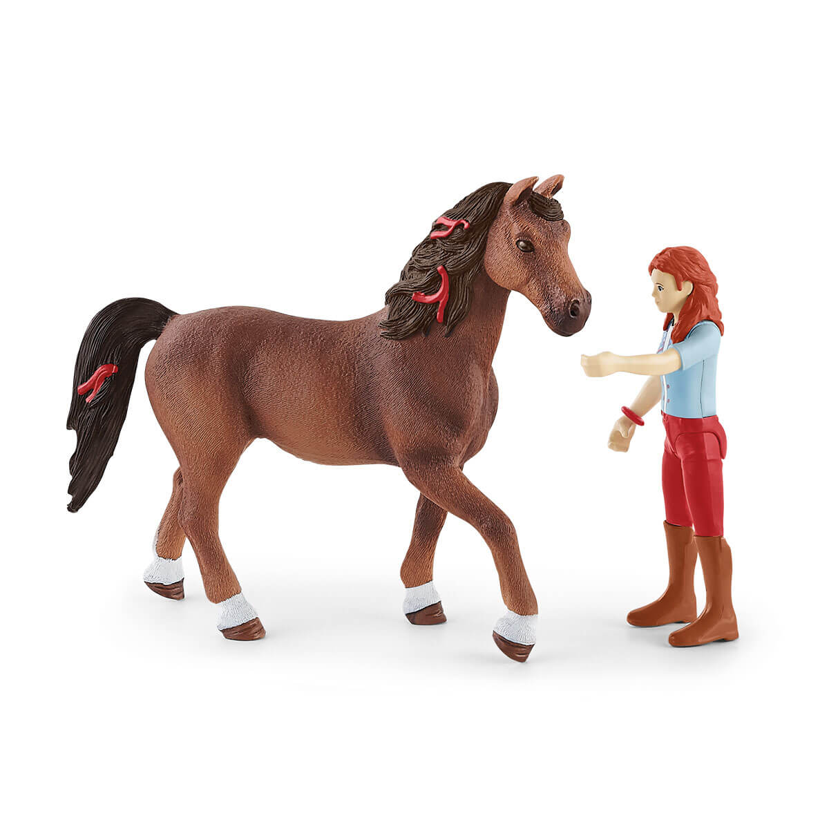 schleich-horse-club-42539-hannah-cayenne-reiterin-pferd-set image 2