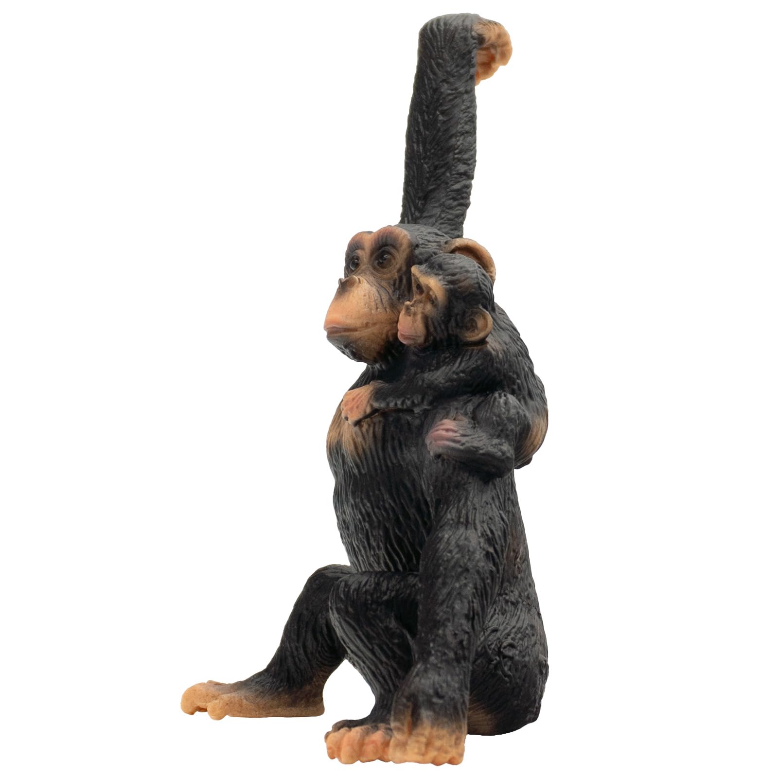 bullyland-safari-63594-schimpansen-mutter-baby-figur-10-5-cm image 3