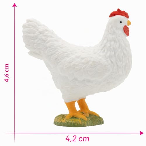 bullyland-farm-wei-es-huhn-tierfigur-4-6-cm-handbemalt image 6