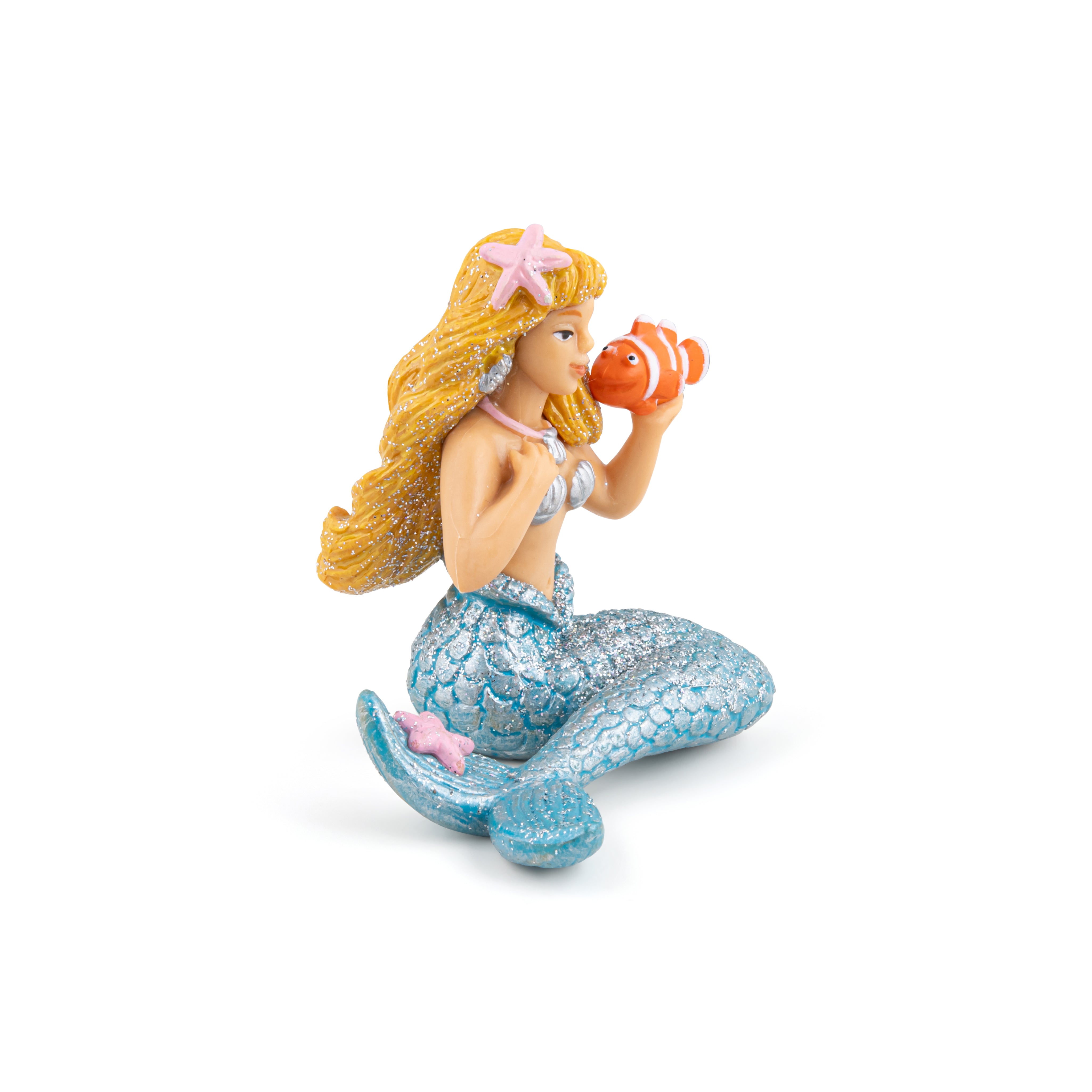 papo-enchanted-world-silberne-meerjungfrau-figur image 4